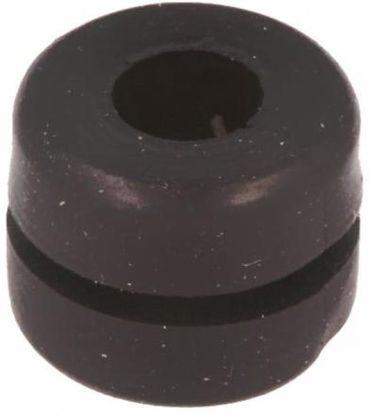 633-02120, Кабельный ввод, dмонтажн.отв: 6мм, dотв: 4мм, ПВХ, черный, -30-60°C